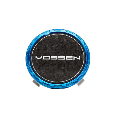 Vossen Classic Carbon Billet Sport Cap 2.0 - Large (VHFL) - Transparent Blue - Forged (Gloss) - CAPBSC2-LG-CL-BL-F Photo - Primary