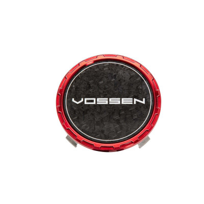 Vossen Classic Carbon Billet Sport Cap 2.0 - Large (VHFL) - Transparent Red - Forged (Gloss) - CAPBSC2-LG-CL-RD-F Photo - Primary