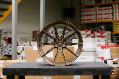 Vossen Forged Evo-2R 20x10 / ET23 / 5x120 - Satin Bronze - Chevy C8 Z06 Fitment - Front - EVO-2R-0B001 Photo - Primary
