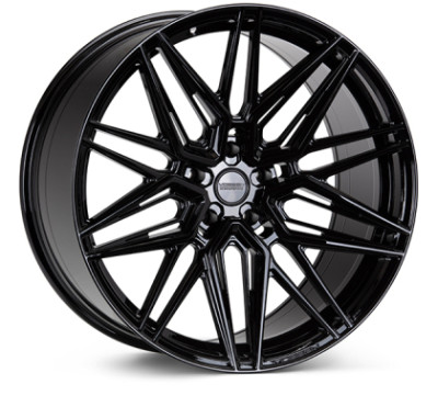 Vossen HF7 - 21x9.5 - ET22 - 5x120 - 64.1 - DEEP - GB - GLOSS BLACK - HF7-1B001 Photo - Primary