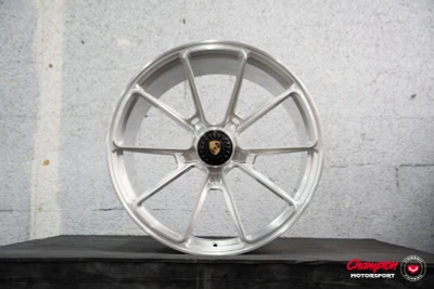 Vossen X Champion RS92 20X10 / ET45 / Brushed Gloss Clear Wheel / Centerlock / 911 GT3RS 992 Front - RS92-125 Photo - Primary