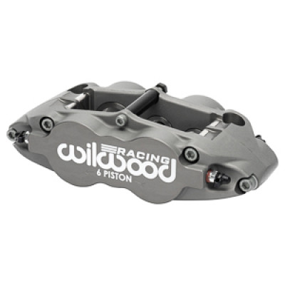 Wilwood Caliper Forged Narrow Superlite 6R L/H 1.62in/1.12in/1.12in Pistons .38in Rotor - Anodized - 120-17508 Photo - Primary