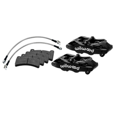 Wilwood 97-04 Corvette C5 All/05-13 C6 Base Models DPC56 Rear Caliper Kit - Black - 140-17666-BK Photo - Primary