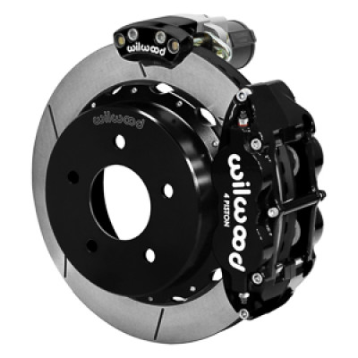 Wilwood 88-98 GM C1500 Superlite Rear Electronic Parking Brake Kit 12.88in Rotor 3.25in Offset - Blk - 140-18044 Photo - Primary