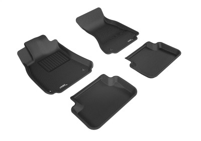 3D MAXpider 2009-2016 Audi A4/S4/RS4 Kagu 1st & 2nd Row Floormats - Black - L1AD02701509 Photo - Primary