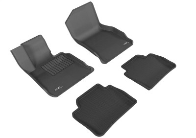 3D MAXpider 2014-2020 BMW 4 Series Gran Coupe (F36) Kagu 1st & 2nd Row Floormats - Black - L1BM06701509 Photo - Primary