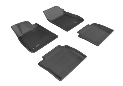 3D MAXpider 2014-2020 Chevrolet Impala Kagu 1st & 2nd Row Floormats - Black - L1CH04201509 Photo - Primary