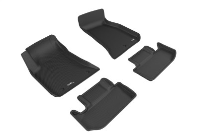 3D MAXpider 2011-2014 Dodge Challenger Kagu 1st & 2nd Row Floormats - Black - L1DG02401509 Photo - Primary