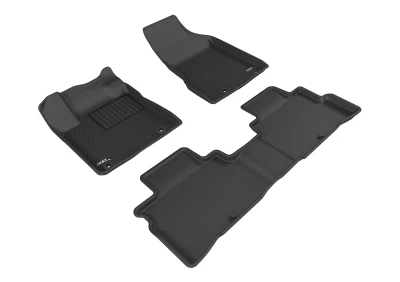 3D MAXpider 2015-2018 Nissan Murano Kagu 1st & 2nd Row Floormats - Black - L1NS08301509 Photo - Primary