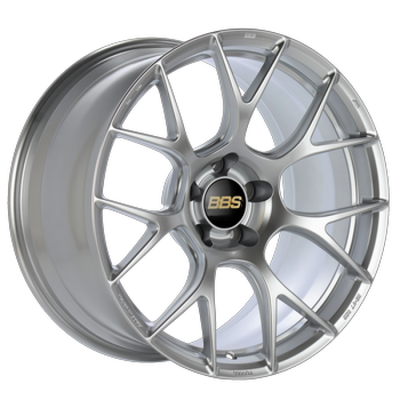BBS RE-V7 18x9.5 5x100 ET43 Diamond Silver Wheel -70mm PFS/Clip Required - REV7025DS Photo - Primary