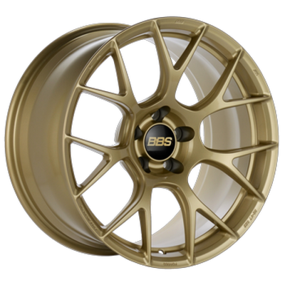 BBS RE-V7 18x9.5 5x100 ET43 Gloss Gold Wheel -70mm PFS Required - REV7025GL Photo - Primary