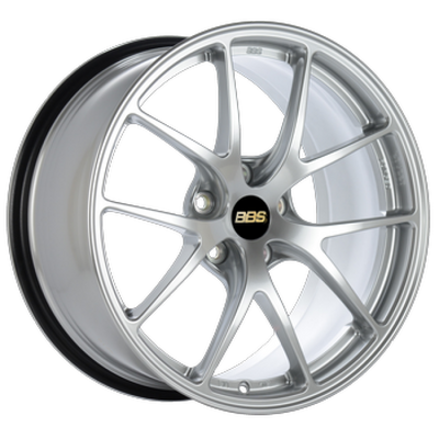 BBS RI-A 18x9.5 5x100 ET45 CB 82mm Diamond Silver Wheel - PFS Ring/Clip Required - RIA002DS Photo - Primary