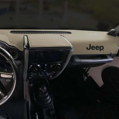 Covercraft 11-14 Jeep Wrangler (JK) w/ Light Sensor Limited Edition Custom Dash Cover w Jeep Logo - 61912FJ11-01-23 Photo - Primary
