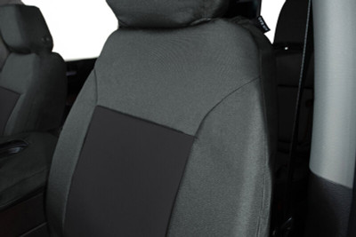 Covercraft 07-14 Chevrolet Suburban PrecisionFitFront Row Seat Covers - Charcoal/Blk - GTC1127ENCB Photo - out of package
