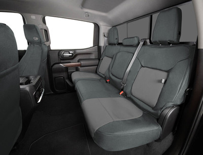 Covercraft 21-24 Dodge Durango Endura PrecisionFit Custom Front Row Seat Covers - Charcoal/Silver - GTD4270ABENCS Photo - out of package