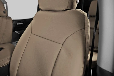 Covercraft 21-24 Dodge Durango Endura PrecisionFit Custom Front Row Seat Covers - Tan/Tan - GTD4270ABENTT Photo - out of package
