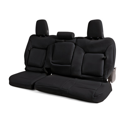 Covercraft 20-24 Toyota Highlander Leatherette PrecisionFit Custom Front Row Seat Covers - Black - GTT4224ABLTBK Photo - out of package
