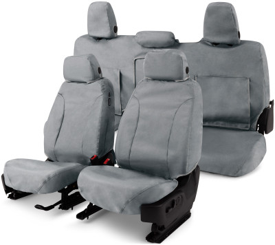 Covercraft 05-15 Toyota Tacoma Waterproof Polyester SeatSaver Custom Front Row Seat Covers - Grey - SS2360WFGY Photo - out of package