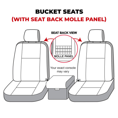 Covercraft Endura Waterproof Polyester SeatSaver Custom Front Row Seat Covers - SS2600WFBK Photo - out of package