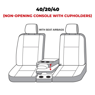 Covercraft Endura Waterproof Polyester SeatSaver Custom Front Row Seat Covers - SS3480WFBK Photo - out of package