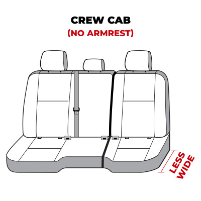 Covercraft 11-24 Dodge Ram Polycotton SeatSaver Custom Second Row Seat Covers - Misty Grey - SS8397PCCT Photo - out of package