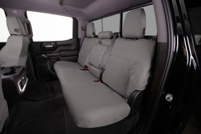Covercraft 15-18 Ford F150 Polycotton SeatSaver Custom Second Row Seat Covers - Misty Grey - SS8445PCCT Photo - out of package
