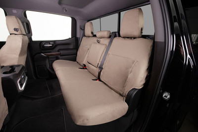 Covercraft 19-24 Ford F-250 Polycotton SeatSaver Custom Second Row Seat Covers - Taupe - SS8493PCTP Photo - out of package