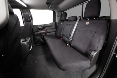 Covercraft 15-16 Chevrolet Silverado Carhartt Super Dux SeatSaverFront Row Seat Covers - Blk - SSC2504COBK Photo - out of package