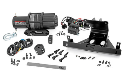 Gain peace of mind on the trail and overcome off-road obstacles with ease with Rough CountryΓÇÖs Can-Am Maverick X3 Winch Mounting Plate. This easy-to-install kit upgrades your UTV with essential recovery capabilities for when you need it most.\
Made of a durable 1/4ΓÇ¥ steel construction each plate is powder-coated black to ward off the elements and provide a long lifespan of good looks and performance.\
Installation is a breeze, with no drilling required! Simply bolt-on this upgrade and attach your winch and youΓÇÖre ready for whatever the trail throws your way.