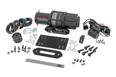 Gain peace of mind on the trail and overcome off-road obstacles with ease with Rough CountryΓÇÖs Can-Am┬áWinch Mounting Plate. This easy-to-install kit upgrades your UTV with essential recovery capabilities for when you need it most.\
Made of a durable 3/16ΓÇ¥ steel construction, this heavy duty winch plate features dual mounting bolt patterns designed to firmly fit 3,500lb-5,000lb winches so you can choose the exact setup you require. Each late is powder coated black to ward off the elements and provide a long lifespan of good looks and performance.\
Installation is a breeze, with no drilling required! Simply bolt-on this upgrade and attach your winch and youΓÇÖre ready for whatever the trail throws your way.