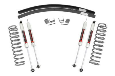 This all inclusive lift kit features everything you need to hit the ground running, with an exciting upgrade to our previous design. This kit now features our new Nitrogen charged N2.0 shocks with custom 10 stage variable valving. With this redesigned lift, you'll be paired up with the most versatile shocks on the market - balanced for performance on and off-road and custom tuned for this application. This lift also ships with a set of lifted coil springs, which help level the vehicle while providing enough clearance to run up to 31" tires. Standard, this kit ships with rear add-a-leaf springs, or upgrade to a full set of new, lifted leaf springs for $254 and bring new life into your rear suspension.