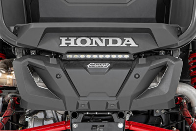 Enhance your Honda TalonΓÇÖs off-road-work horse capabilities with Rough countryΓÇÖs 10ΓÇ¥ Slim Line light mount for the rear bumper. Whether your UTV is off-roading the trails at night or getting work done before the sun comes up, this easily installed rear bumper kit helps upgrade your ride with impressive and functional illumination.\
With up to 2,400 lumens and 30 watts of high-intensity CREE LED, output this kit delivers the additional lighting you need to tackle the task at hand. These all-weather lights feature a durable, IP67 Waterproof, die-cast aluminum housing and include a premium wiring harness with a toggle switch and in-line fuse.\
This kit has excellent fitment out of the box, and with 100% bolt-on installation you can upgrade your Honda Talon quickly and hassle-free. Also included is Rough CountyΓÇÖs 3-year warranty.