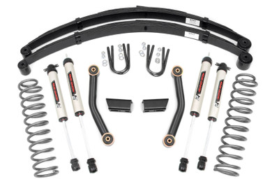 This all inclusive lift kit features everything you need to hit the ground running, with an exciting upgrade to our previous design. This kit now features our new┬áV2 shocks with incredible ride quality & performance. With this redesigned lift, you'll be paired up with the most versatile shocks on the market - balanced for performance on and off-road and custom tuned for this application. This lift also ships with a set of lifted coil springs, which help level the vehicle while providing enough clearance to run up to 31" tires.┬á