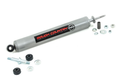 Take Control of Every Turn: Rough Country's N3 Steering Stabilizer Kit is engineered to eliminate bump steer, front-end shimmy, and steering vibration caused by rough roads or oversized tires. Whether you're hitting the trail or the pavement, it delivers a smoother, more predictable ride by dampening harsh feedback through the steering wheel.Fix Common Steering Issues: If your vehicle pulls to one side, feels loose after hitting a bump, or suffers from a shaky steering wheel - this stabilizer helps correct those problems. It absorbs sudden impacts that can throw off your handling and alignment, especially in lifted applications.Protect Your Steering System: Rough Country's stabilizer helps reduce wear and tear on key components like tie rods, ball joints, and tires. It's a must-have for vehicles running larger wheels or off-road setups, helping preserve performance and extend component life.Bolt-On Upgrade with Big Benefits: With a 100% bolt-on design, installation is fast and hassle-free. It's one of the easiest ways to improve handling, reduce road feedback, and reinforce the reliability of your steering system - backed by the trusted Rough Country name.