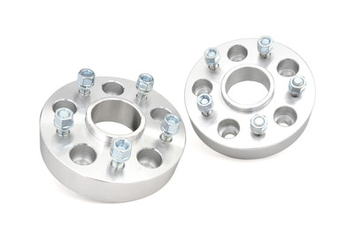 Give your vehicle a wider track width and increased stability with Rough Country's Aluminum Wheel Spacers. These ultra-durable spacers are constructed from 6061 aluminum for a long lifespan of heavy-duty performance. Rough CountryΓÇÖs 2-Inch Wheel Spacers are designed for Dodge Ram using a 5x5.5 bolt pattern.