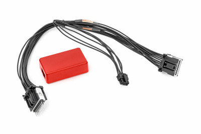 Restore Speedometer Accuracy for Larger Tires: Complete your lift upgrade with Rough Country's Speedometer Calibration Device. Specifically engineered for lifted vehicles with oversized tires, this easy-to-use calibrator reprograms your speedometer to deliver precise, true-speed readings, eliminating guesswork on the road or trail. Seamless Plug & Play Installation: Installation is fast and hassle-free thanks to a simple plug and play connection through your vehicle's Diagnostic Link Connector Port. In just a short session, your speedometer is recalibrated to match your new tire size without the need for complex tools or programming knowledge. Enhanced ECM Shift Point Adjustments: This advanced device doesn't just update your dashboard, it updates your vehicle's ECM to optimize transmission shift points. That means smoother shifting performance tailored to your new tire configuration for a more refined driving experience. Maintains Electronic Stability Control Performance: Rough Country's calibrator also recalibrates your Electronic Stability Control system, ensuring your vehicle retains factory-intended handling and safety even after upgrading to larger tires.Convenient Return to Stock Settings: Need to revert back to factory calibration? The device includes an easy reset feature that lets you restore stock settings anytime, ideal for vehicle servicing. Warranty-Backed Peace of Mind: Backed by Rough Country's 1-Year Warranty, you can recalibrate with confidence knowing your investment is protected.