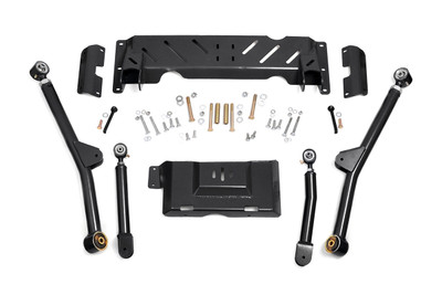 Take your XJΓÇÖs already capable platform to the next level with Rough CountryΓÇÖs Long arm upgrade kit. This fully bolt on kit relocates the front control arms to achieve optimum alignment angles, while giving your rig insane articulation off road. You get top quality craftsmanship, and superior off road capability all for an unbeatable value and the best price in the market!┬á