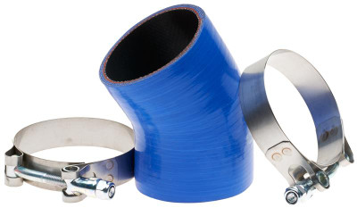 Gates 03-04 Ford Super Duty V-8 6.0L Diesel Turbo To Pipe Hot Side Turbocharger Hose Kit (Molded) - 26220 Photo - Primary