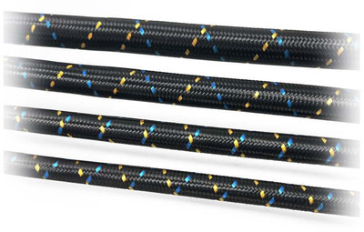GReddy AN10 Reusable Hose Nylon Braided, Black/Gold/Blue - 12851000 Photo - Primary