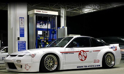 GReddy 89-93 Nissan Silvia 2Dr Rocket Bunny (PS13) Front Wide Fenders V1 **Must Ask/Call to Order** - 17020234 Photo - Primary