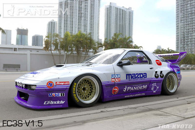 GReddy Pandem 85-92 Mazda RX-7 FC3S Headlight  Mounts from gre17040330 - 17040339 Photo - Primary