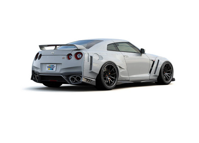 GReddy 2017+ Nissan GTR R35 GRacer Rear Over-Fender Set - 17520251 User 1