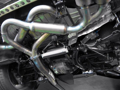 HKS DIFFERENTIAL OIL COOLER R35 GT-R BLK - 27002-AN103 Photo - Primary