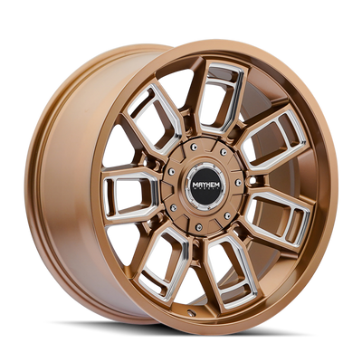 Mayhem 8118 Ordinance 20x9 / 6x135/139.7 BP / 106.1mm Hub Matte Bronze Wheel w/ Milled Spokes - 8118-2937MZ Photo - Primary