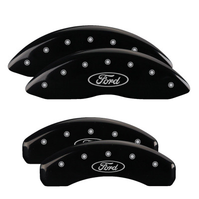 MGP 21-24 Ford F150 Brake Caliper Covers - Front & Rear Set - 10256SFRDBK Photo - Primary