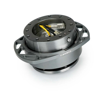 NRG Quick Release Kit Gen 257 - GunMetal Body / GunMetal Cutout Ring - SRK-257GM-GM Photo - Primary