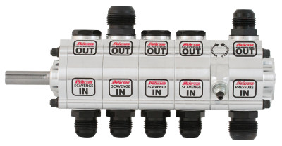 Peterson Fluid Systems R4 5-Stage Oil Pump - Right Side Mount - Rear Drive Drag - Front Pressure - 04-5075 Photo - Primary