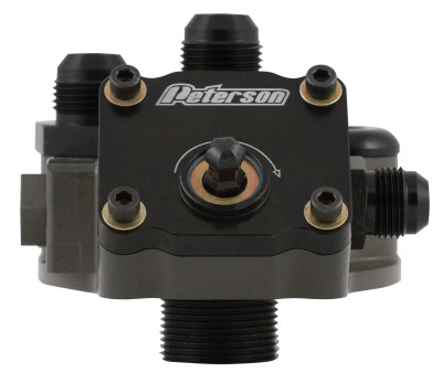 Peterson Fluid Systems Primer Filter Mount -12AN 1 1/2-12 - Right Side Inlet - 09-1571 Photo - Primary