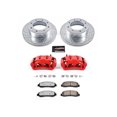 Power Stop 10-12 Ford F-450 Super Duty Front Z36 Truck & Tow Kit w/Cals - KC1781A-36 Photo - Primary