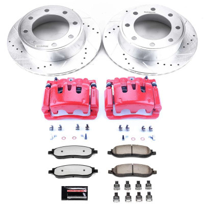 Power Stop 05-07 Ford F-350 Super Duty Rear Z36 Truck&Tow Kit w/Cals - KC1799-36 Photo - Primary